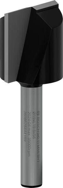 BOSCH PRO ravno glodalo, dva žleba, Ø 19×L 19,6, prihvat 6 mm - Glodalo za žljebove 6x19x51 (2608628444) Madras doo Beograd Madras doo Beograd