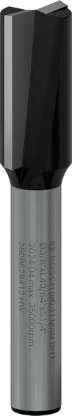 BOSCH PRO ravno glodalo, dva žleba, Ø 3/8×L 49/64", prihvat 1/4" - Glodalo za žljebove 6,35x9,5x51 (2608628412) Madras doo Beograd Madras doo Beograd