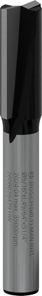 BOSCH PRO ravno glodalo, dva žleba, Ø 5/16×L 49/64", prihvat 1/4" - Glodalo za žljebove 6,35x8x51 (2608628429) Madras doo Beograd Madras doo Beograd