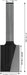 BOSCH PRO ravno glodalo, dva žleba, Ø 5/8×L 49/64", prihvat 1/4" - Glodalo za poluok. kanale Straight Bit (2608629688) Madras doo Beograd Madras doo Beograd
