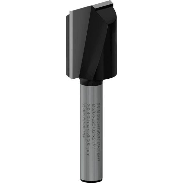 BOSCH PRO ravno glodalo, dva žleba, Ø 5/8×L 49/64", prihvat 1/4" - Glodalo za poluok. kanale Straight Bit (2608629688) Madras doo Beograd Madras doo Beograd