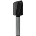 BOSCH PRO ravno glodalo, dva žleba, Ø 5/8×L 49/64", prihvat 1/4" - Glodalo za poluok. kanale Straight Bit (2608629688) Madras doo Beograd Madras doo Beograd