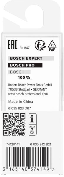 BOSCH PRO ravno glodalo, dva žleba, Ø 8×L 19,6, prihvat 6 mm - Glodalo za žljebove 6x8x51 (2608628441) Madras doo Beograd Madras doo Beograd