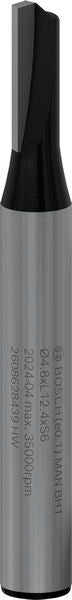 BOSCH PRO ravno glodalo, jedan žleb, Ø 4,8×L 12,4, prihvat 6 mm - Glodalo za žljebove 6x4,8x51 (2608628439) Madras doo Beograd Madras doo Beograd