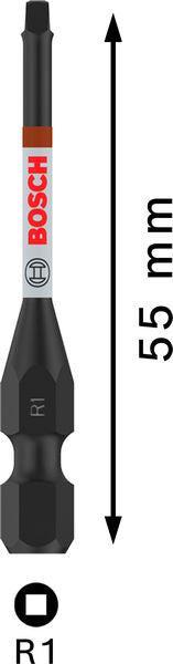 BOSCH PRO Robertson Impact nastavak, R1, 55 mm, 2 kom. - Umetak uvrtača PRO R1 Impact (2608522550) Madras doo Beograd Madras doo Beograd