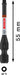 BOSCH PRO Robertson Impact nastavak, R2, 55 mm, 2 kom. - Umetak uvrtača PRO R2 Impact (2608522551) Madras doo Beograd Madras doo Beograd
