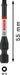BOSCH PRO Robertson Impact nastavak, R3, 55 mm, 2 kom. - Umetak uvrtača PRO R3 Impact (2608522552) Madras doo Beograd Madras doo Beograd