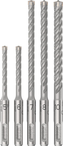 BOSCH PRO SDS plus-5X set burgija za udarne bušilice, 5.5/6/7/8/10 mm, 5 kom. - Burgija čekić SDS-plus (2608837138) Power Tools BOSCH Madras doo Beograd