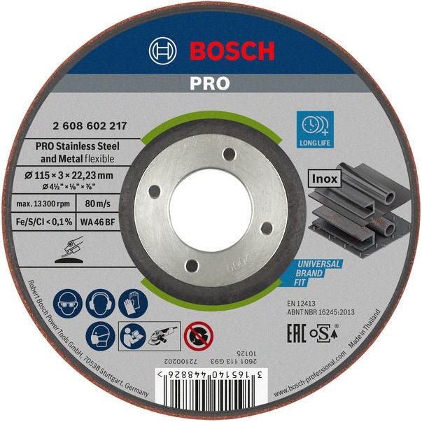 BOSCH PRO Semi-Flexible brusni disk, 115×3×22,23 mm - Polufleksibilna br.ploča WA 46 BF,115x3 (2608602217) Madras doo Beograd Madras doo Beograd