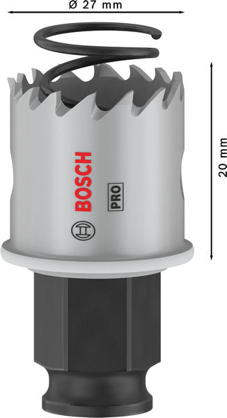 BOSCH PRO Sheet Metal PC Plus testera za otvore, 27 mm - Testera za otvore P SM B 27mm (2608594444) Power Tools BOSCH Madras doo Beograd