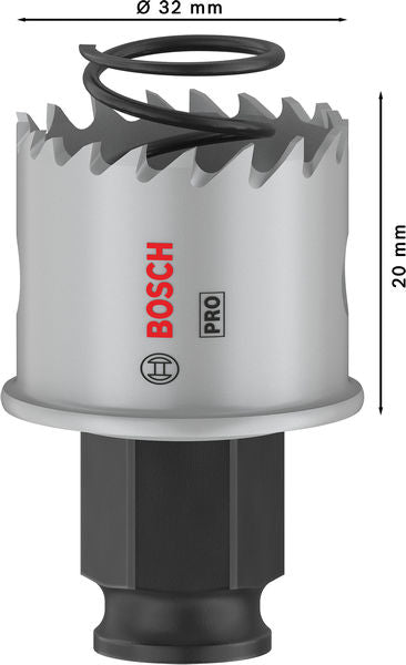 BOSCH PRO Sheet Metal PC Plus testera za otvore, 32 mm - Testera za otvore P SM B 32mm (2608594447) Power Tools BOSCH Madras doo Beograd