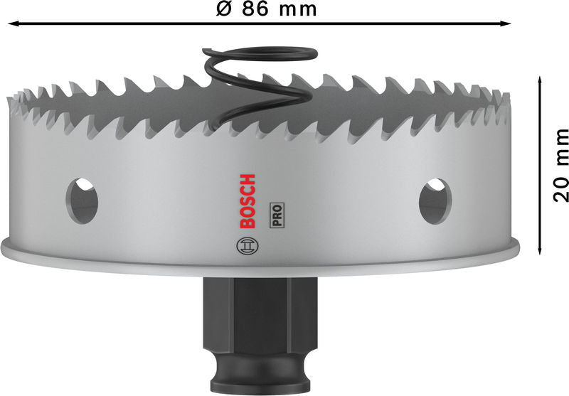BOSCH PRO Sheet Metal PC Plus testera za otvore, 86 mm - Testera za otvore P SM B 86mm (2608594468) Power Tools BOSCH Madras doo Beograd