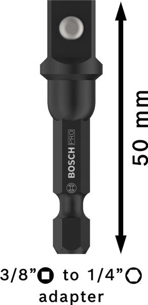 BOSCH PRO Socket Adapter sa priključkom sa kuglom, 3/8", 50 mm - (2608522563) Madras doo Beograd Madras doo Beograd