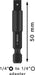 BOSCH PRO Socket Adapter sa vezom iglom, 1/4", 50 mm - Adapter 1/4'' HEX (2608551109) Madras doo Beograd Madras doo Beograd