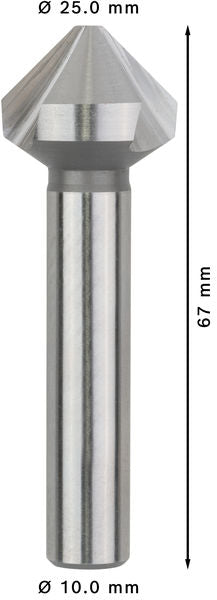 BOSCH PRO Soft Metal HSS upuštač, 25×67 mm, M12 - Konusni upuštač 25,0, M 12, 67 mm, 10 mm (2608597510) Power Tools BOSCH Madras doo Beograd