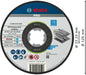 BOSCH PRO Stainless Steel and Metal lepljena rezna ploča, 125×1,6×22,23 mm, X-Lock, ravna, 10 kom. - (2608619364) Madras doo Beograd Madras doo Beograd
