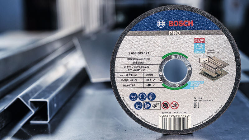 BOSCH PRO Stainless Steel and Metal lepljena rezna ploča, 150×1,6×22,23 mm, ravna, oSa - Br.disk,Expertforinox150X1.6X22.23mm,rav (2608603405) Madras doo Beograd Madras doo Beograd