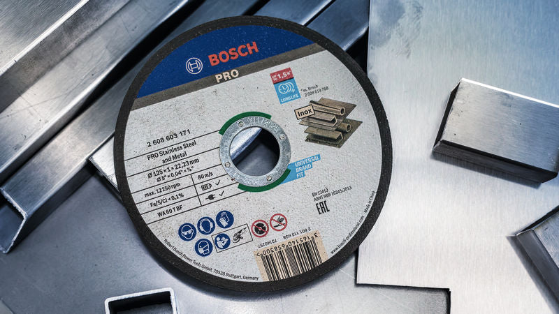 BOSCH PRO Stainless Steel and Metal lepljena rezna ploča, 150×1,6×22,23 mm, ravna, oSa - Br.disk,Expertforinox150X1.6X22.23mm,rav (2608603405) Madras doo Beograd Madras doo Beograd