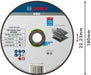 BOSCH PRO Stainless Steel and Metal lepljena rezna ploča, 180×1,6×22,23 mm, ravna, oSa - Br.disk,Expertforinox180x1,6x22.23mm,rav (2608603406) Madras doo Beograd Madras doo Beograd