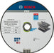 BOSCH PRO Stainless Steel and Metal lepljena rezna ploča, 230×1,9×22,23 mm, ravna - Rezna ploča ravna 230x1,9 mm SfInox (2608619773) Madras doo Beograd Madras doo Beograd