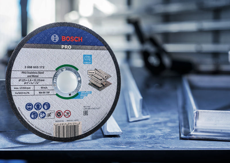 BOSCH PRO Stainless Steel and Metal rezna ploča, 125×1,6×22,23 mm - (2608619050) Madras doo Beograd Madras doo Beograd