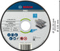 BOSCH PRO Stainless Steel and Metal rezna ploča, 125×1,6×22,23 mm - (2608619050) Madras doo Beograd Madras doo Beograd