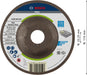 BOSCH PRO Stainless Steel brusni disk, 115×6×22,23 mm - Brus.ploča ispupčena AS30S INOX BF,115x6 (2608600539) Power Tools BOSCH Madras doo Beograd