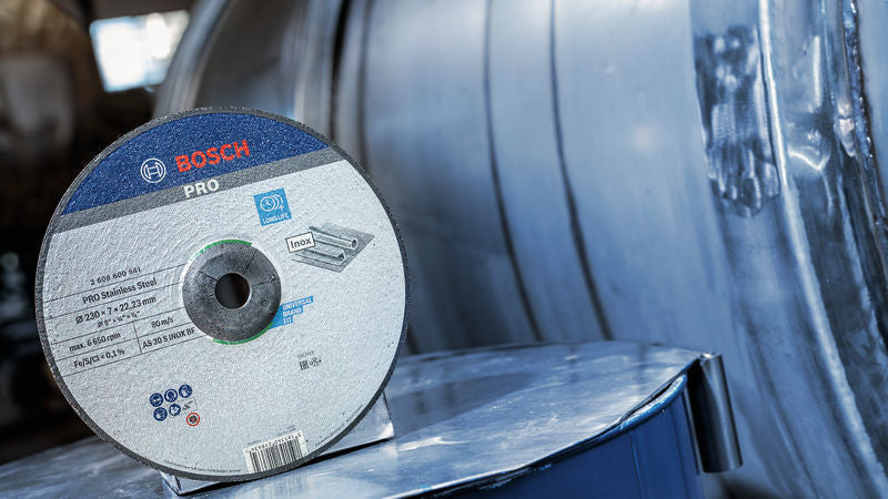BOSCH PRO Stainless Steel brusni disk, 180×6×22,23 mm - Brus.ploča ispupčena AS30S INOX BF,180x6 (2608600540) Power Tools BOSCH Madras doo Beograd