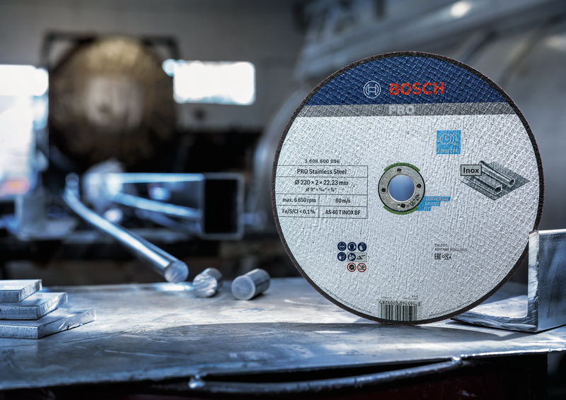 BOSCH PRO Stainless Steel rezna ploča, 180×3×22,23 mm - Rez.ploča ravna AS 30 S INOX BF,180,3 (2608600322) Madras doo Beograd Madras doo Beograd