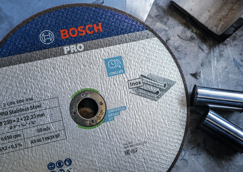 BOSCH PRO Stainless Steel rezna ploča, 180×3×22,23 mm - Rez.ploča ravna AS 30 S INOX BF,180,3 (2608600322) Madras doo Beograd Madras doo Beograd