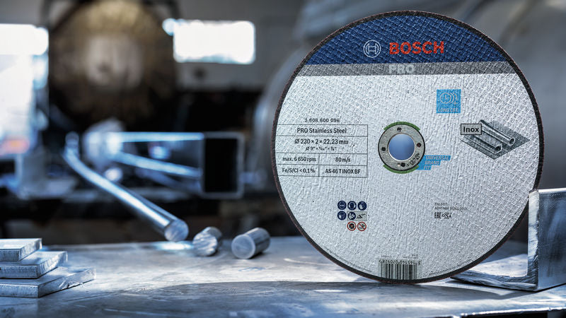 BOSCH PRO Stainless Steel rezna ploča, 180×3×22,23 mm - Rez.ploča ravna AS 30 S INOX BF,180,3 (2608600322) Madras doo Beograd Madras doo Beograd