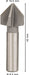 BOSCH PRO Steel HSS upuštač, 16×43 mm, M8 - Konusni upuštač 16,0 mm,M 8,43 mm,8 mm (2608596372) Power Tools BOSCH Madras doo Beograd