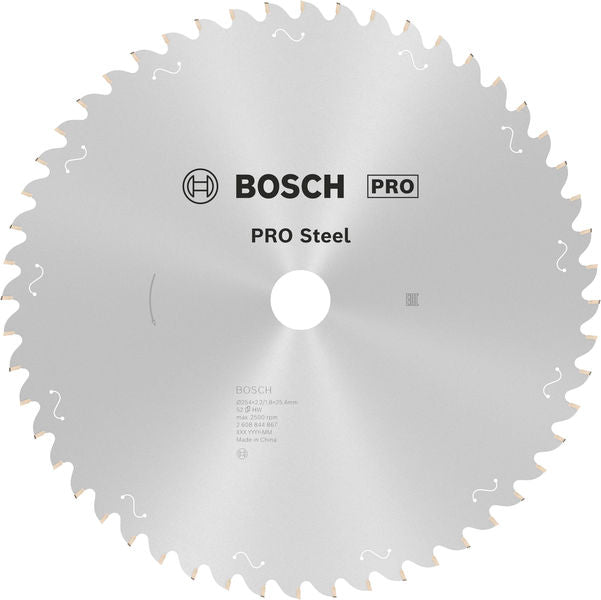 BOSCH PRO Steel list kružne testere sa kablom, 254×2,2×25,4 mm, T52 - List kružne testere ST SL B 254x25.4x52 (2608844867) Power Tools BOSCH Madras doo Beograd