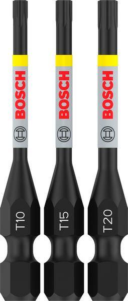BOSCH PRO T Impact nastavci, T10, T15, T20, 55 mm, 3 kom. - Umetak uvrtača PRO T Impact Set (2608521U54) Madras doo Beograd Madras doo Beograd
