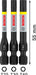 BOSCH PRO T Impact nastavci, T25, T30, T40, 55 mm, 3 kom. - Umetak uvrtača PRO T Impact Set (2608521U55) Madras doo Beograd Madras doo Beograd