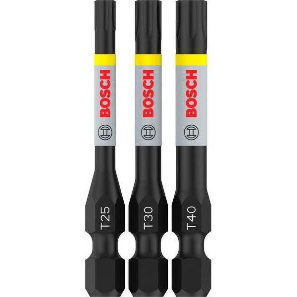 BOSCH PRO T Impact nastavci, T25, T30, T40, 55 mm, 3 kom. - Umetak uvrtača PRO T Impact Set (2608521U55) Madras doo Beograd Madras doo Beograd
