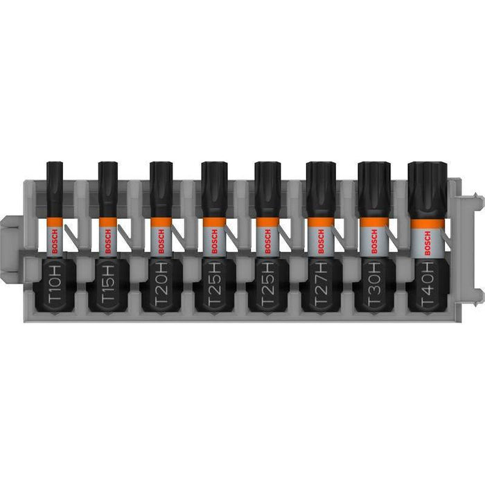 BOSCH PRO TH Impact nastavci, T10H, T15H, T20H, T25H (×2), T27H, T30H, T40H, 25 mm, 8 kom. - Komplet umetaka uvrtača PRO TH Impact Se (2608521U56) Madras doo Beograd Madras doo Beograd