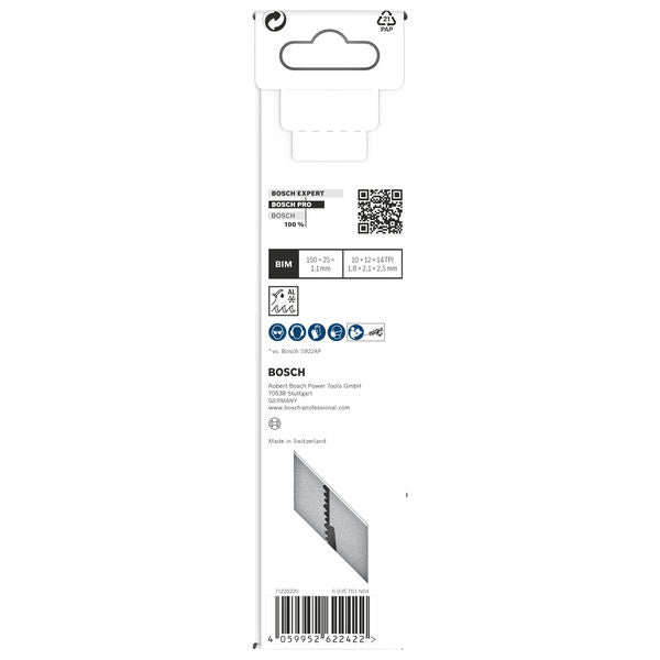 BOSCH PRO Thick Metal precise S937HBF list testere, 1,1×25×150 mm, 5 kom. - List sablja testere RBP- 5ER S 937 HBF (2608658997) Madras doo Beograd Madras doo Beograd