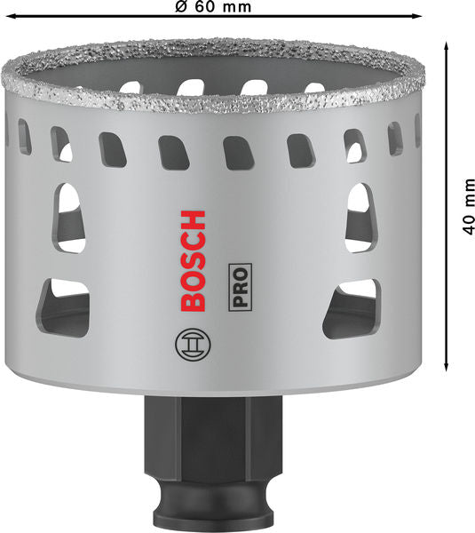 BOSCH PRO Tile PC Plus testera za otvore, 60 mm, HS - Testera za otvore P TI D 60mm (2608901565) Madras doo Beograd Madras doo Beograd