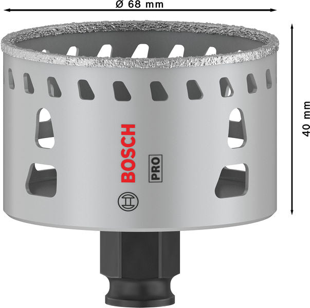 BOSCH PRO Tile PC Plus testera za otvore, 68 mm, HS - Testera za otvore P TI D 68mm (2608901569) Madras doo Beograd Madras doo Beograd