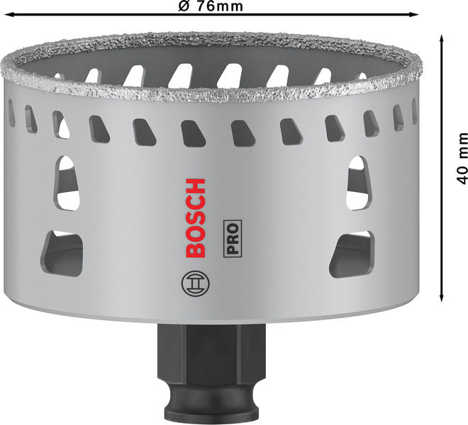 BOSCH PRO Tile PC Plus testera za otvore, 76 mm, HS - Testera za otvore P TI D 76mm (2608901571) Madras doo Beograd Madras doo Beograd