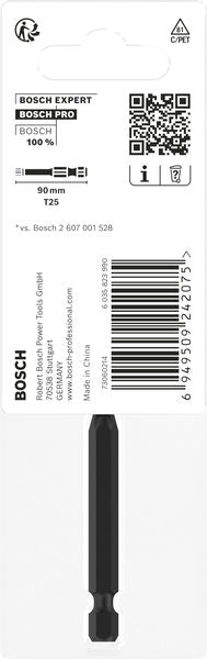 BOSCH PRO Torx Impact nastavak, T25, 90 mm - Umetak uvrtača PRO T25 Impact (2608522536) Madras doo Beograd Madras doo Beograd