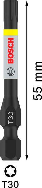 BOSCH PRO Torx Impact nastavak, T30, 55 mm, 2 kom. - Umetak uvrtača PRO T30 Impact (2608522532) Madras doo Beograd Madras doo Beograd