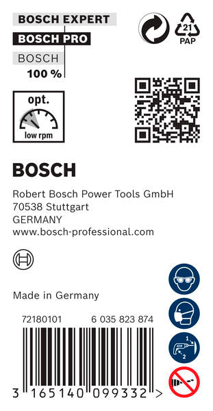 BOSCH PRO Wood HSS burgija za instalacije, 22×100×400 mm - Burgija za oplate i instalacije22x400;10 (2608597167) Power Tools BOSCH Madras doo Beograd