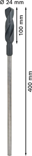 BOSCH PRO Wood HSS burgija za instalacije, 24×100×400 mm - Burgija za oplate i instalacije24x400;11 (2608597168) Madras doo Beograd Madras doo Beograd