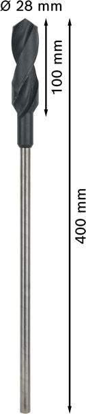 BOSCH PRO Wood HSS burgija za instalacije, 28×100×400 mm - Burgija za oplate i instalacije28x400;11 (2608597171) Power Tools BOSCH Madras doo Beograd