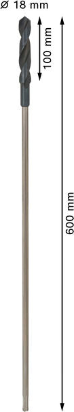 BOSCH PRO Wood HSS Installation burgija, 18×100×600 mm, SDS plus - Burgija za oplate i inst. SDS-plus18x600 (2608597409) Power Tools BOSCH Madras doo Beograd