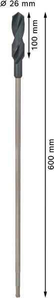 BOSCH PRO Wood HSS Installation burgija, 26×100×600 mm, SDS plus - Burgija za oplate i inst. SDS-plus26x600 (2608597417) Madras doo Beograd Madras doo Beograd