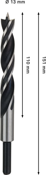 BOSCH PRO Wood spiralna burgija, 13×110×151 mm - (2608577716) Madras doo Beograd Madras doo Beograd