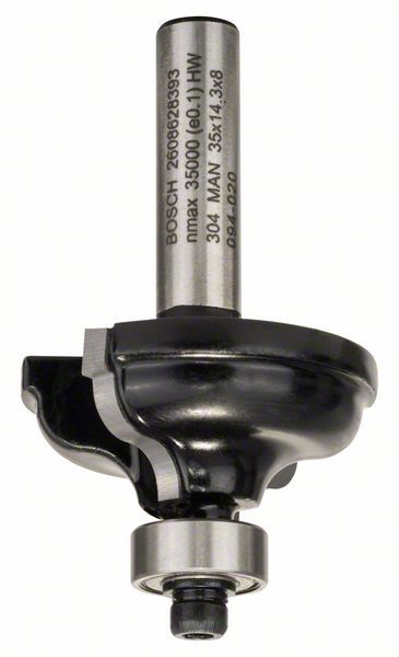 Bosch profilno glodalo A 8 mm, R1 4,8 mm, B 11 mm, L 14,3 mm, G 57 mm - 2608628393 Glodala BOSCH BOSCH-2608628393 Madras doo Beograd